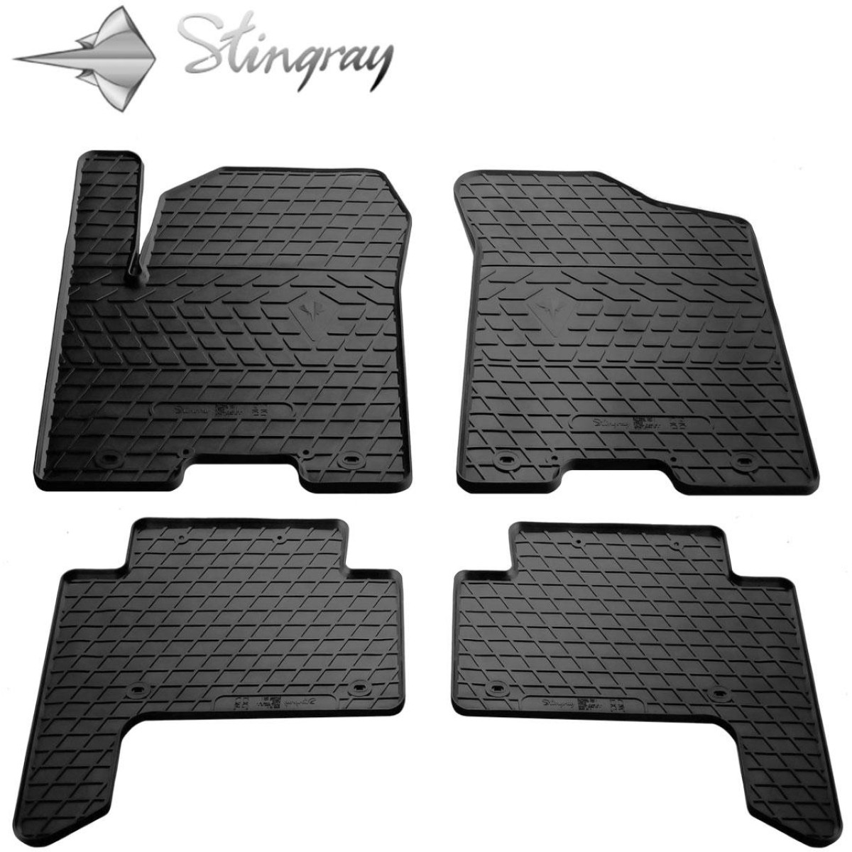 Rubber mats INFINITI QX80 from 2013 4 pcs / 1014194 Rubber mats INFINITI QX80 from 2013 4 pcs / 1014194