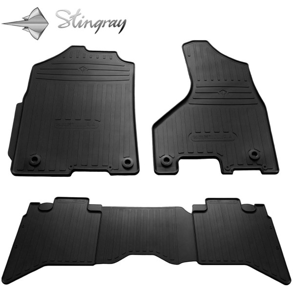 Rubber mats DODGE RAM 1500 Crew cab 2009-2018, 4 pcs / 1053064