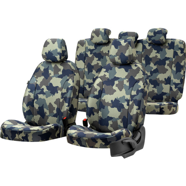 Safari seat covers (textile) Citroen C3 Aircross 2017-2022