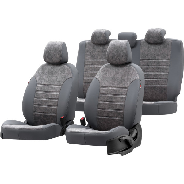Milano seat covers (eco leather, textile) Nissan X-trail III