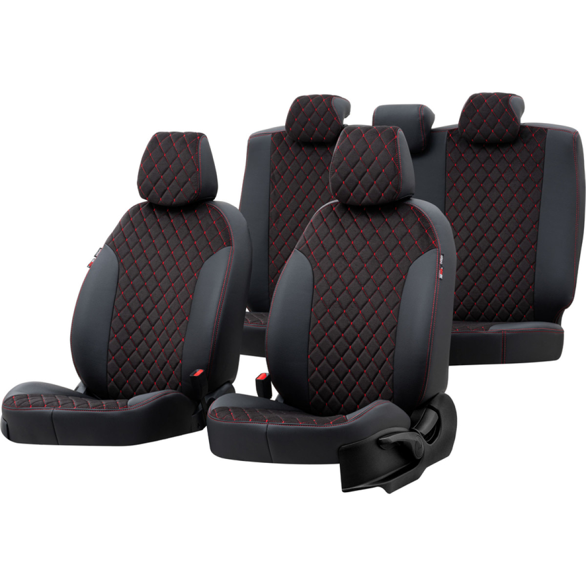 Madrid seat covers (eco leather, textile) Volkswagen Golf IV