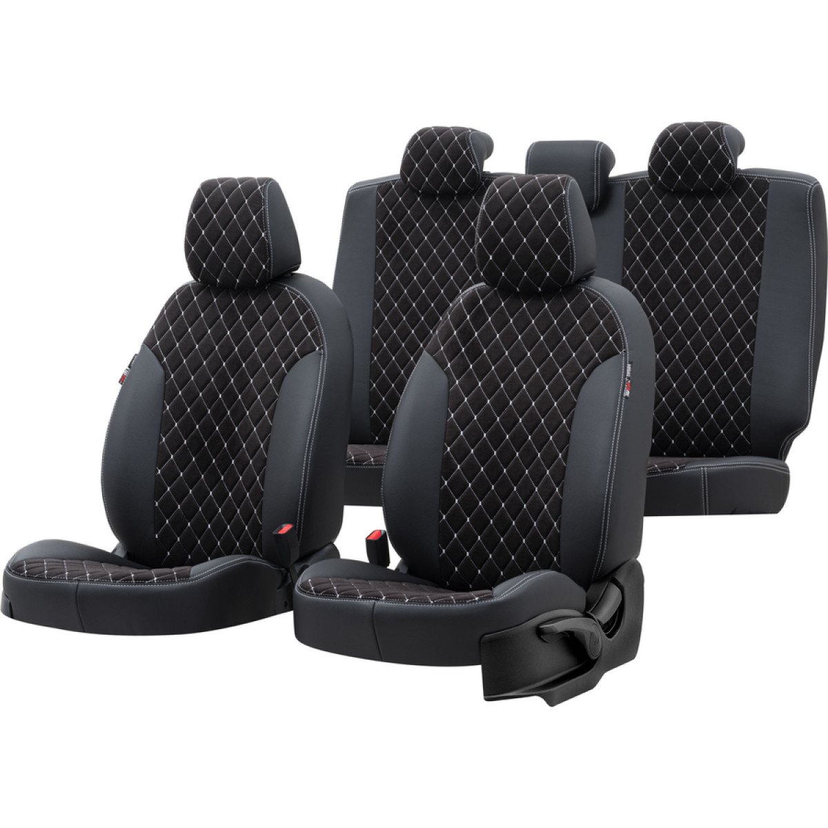 Madrid seat covers (eco leather, textile) Volkswagen Golf IV