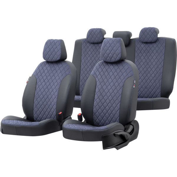 Madrid seat covers (eco leather, textile) BMW 3 E46