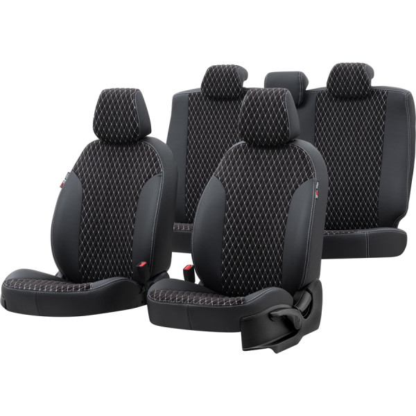 Amsterdam seat covers (eco leather, textile) Volkswagen Passat B5