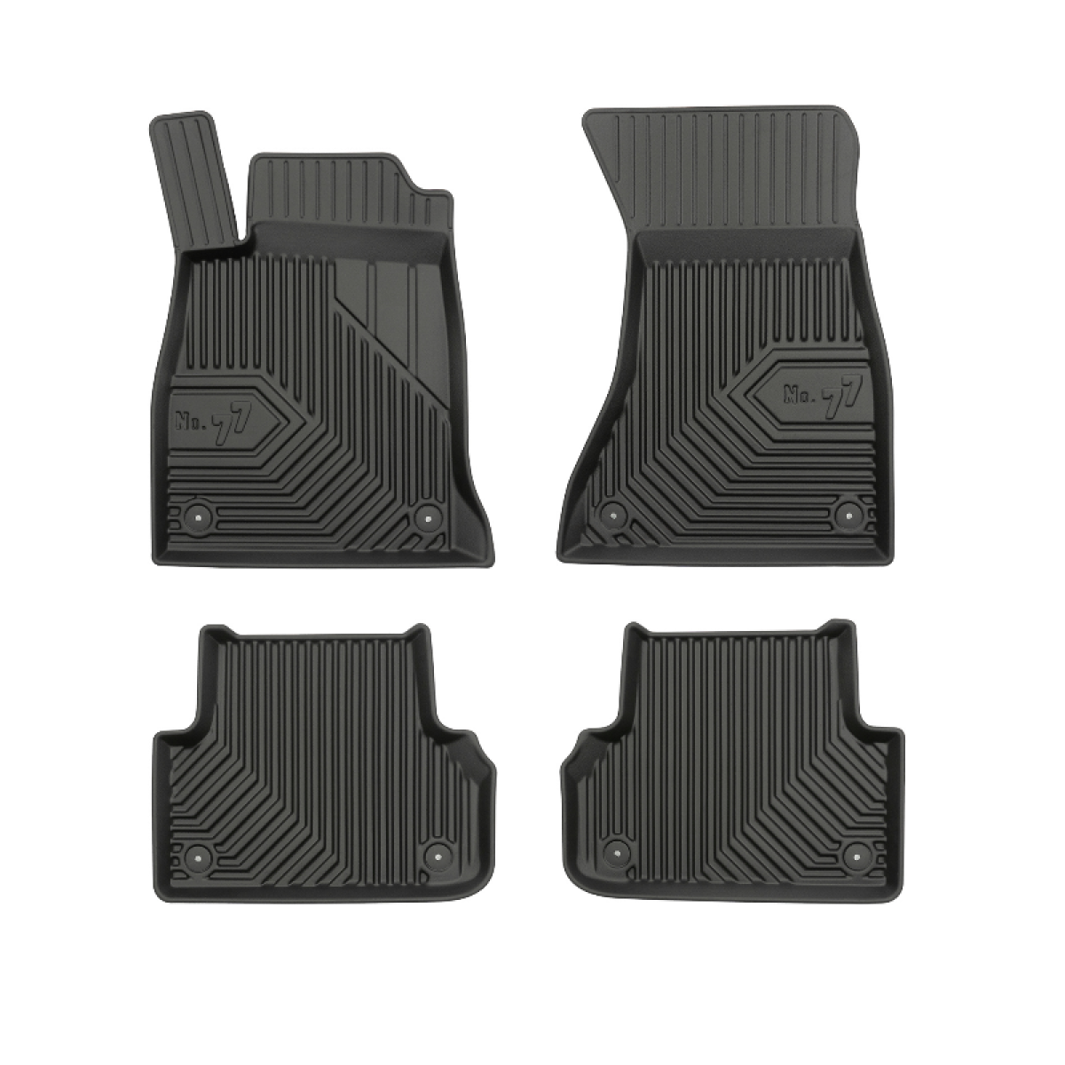 Rubber mats No.77 Audi A4 B9 2016-2025