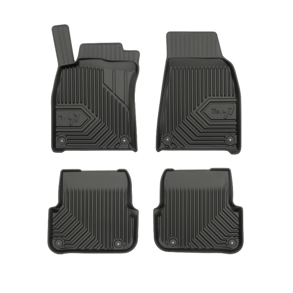 Rubber mats No.77 Audi A6 C6 2006-2011 (Facelift)