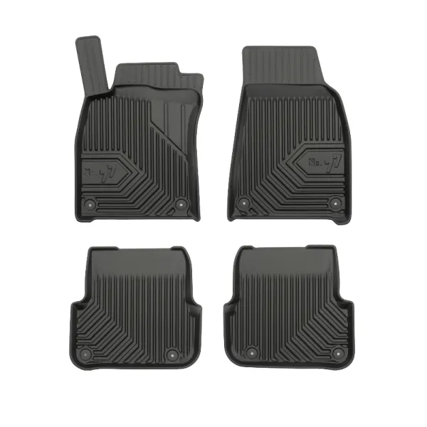Rubber mats No.77 Audi A6 C6 2006-2011 (Facelift)