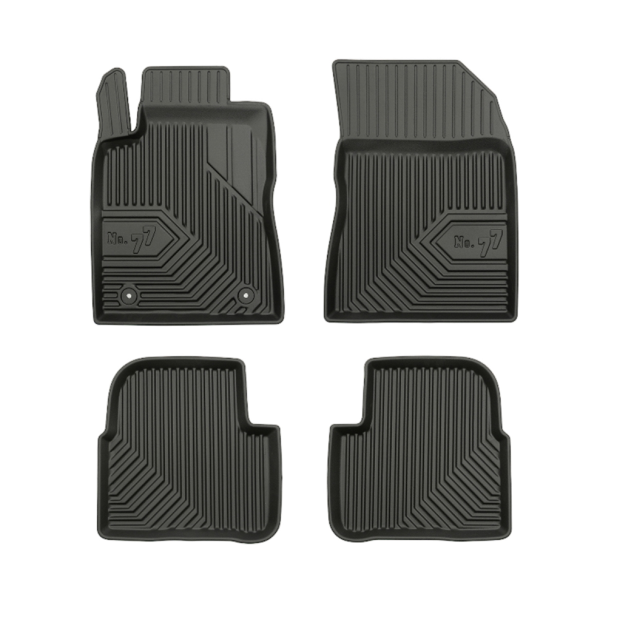 Rubber mats No.77 Citroen C3 III 2016-2024