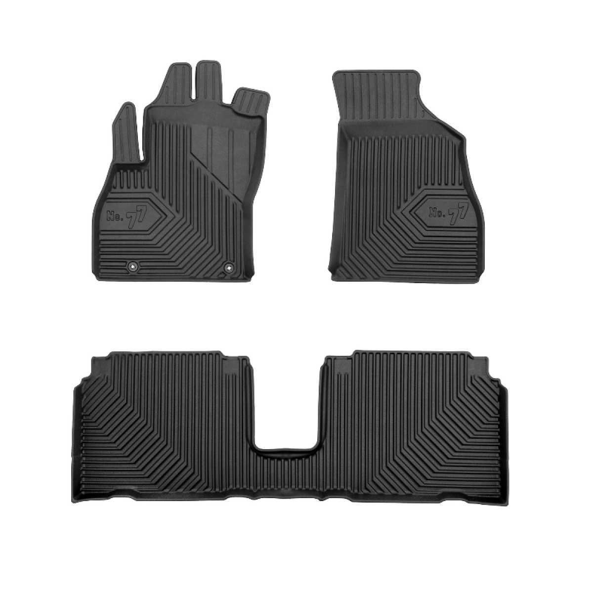 Rubber mats No.77 Fiat Fiorino III 2007-2024