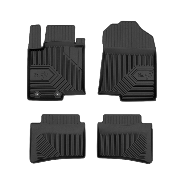 Rubber mats No.77 Hyundai Bayon from 2021 Rubber mats No.77 Hyundai Bayon from 2021