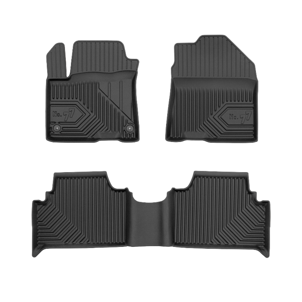 Rubber mats No.77 Hyundai Kona Electric 2017-2023