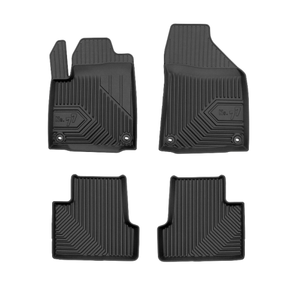 Rubber mats No.77 Jeep Cherokee KL 2014-2023