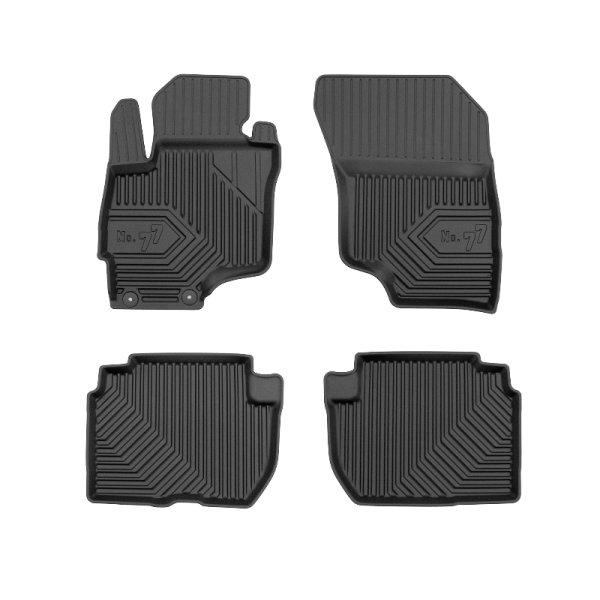 Rubber mats No.77 Mitsubishi Outlander III 2013-2021 (PHEV)