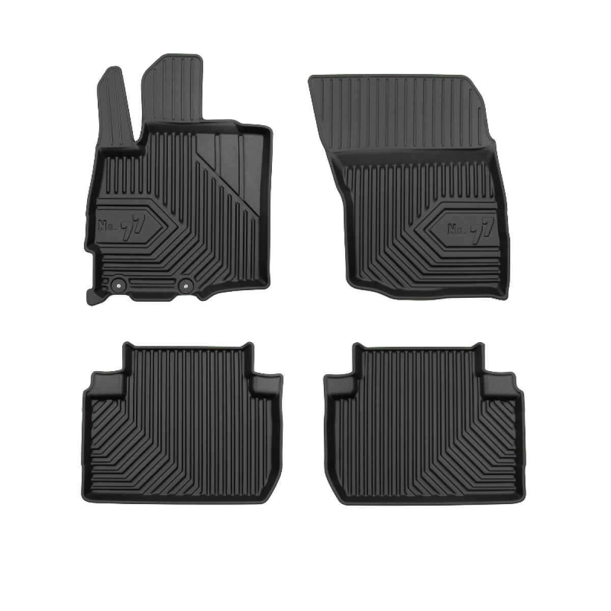 Rubber mats No.77 Mitsubishi Outlander III 2013-2021