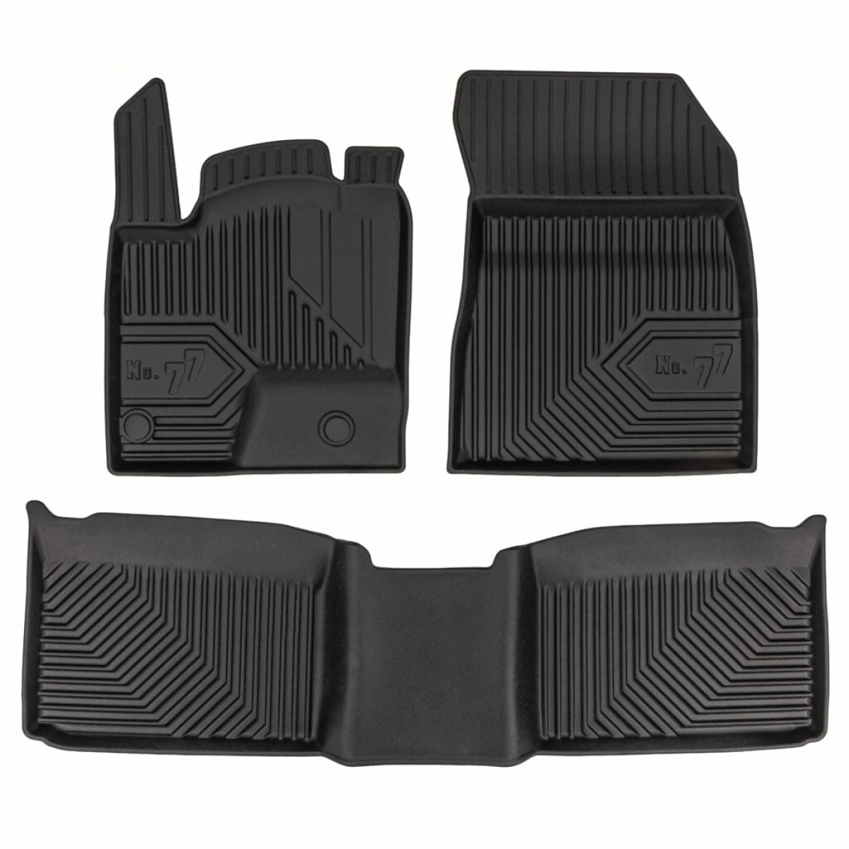 Rubber mats No.77 Mitsubishi Outlander IV from 2021 (AWD, PHEV)