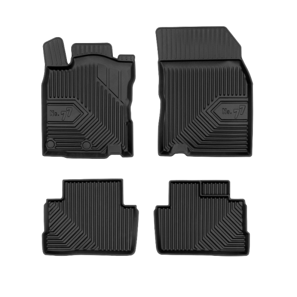 Rubber mats No.77 Nissan Qashqai II 2013-2021