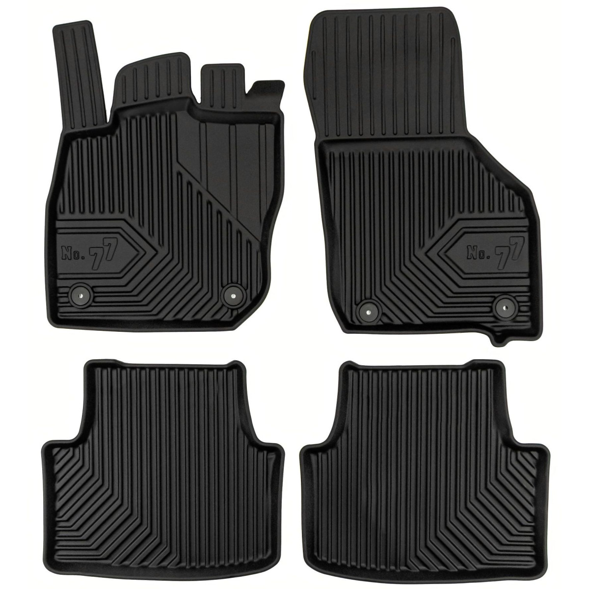 Rubber mats No.77 Skoda Octavia IV Mild Hybrid from 2019