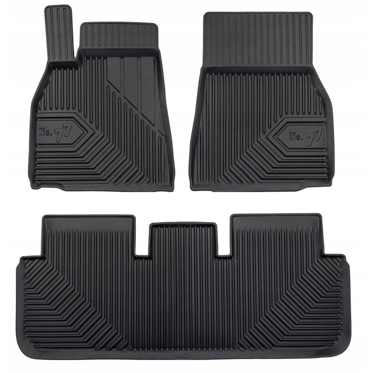 Rubber mats No.77 Tesla Model S Liftback, Post-facelift from 2021