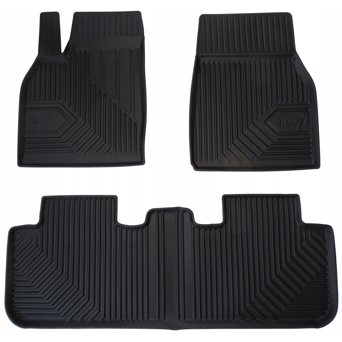 Rubber mats No.77 Tesla Model Y Crossover from 2025 (Post-facelift)