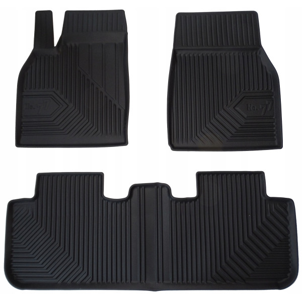 Rubber mats No.77 Tesla Model Y Crossover from 2025 (Post-facelift)