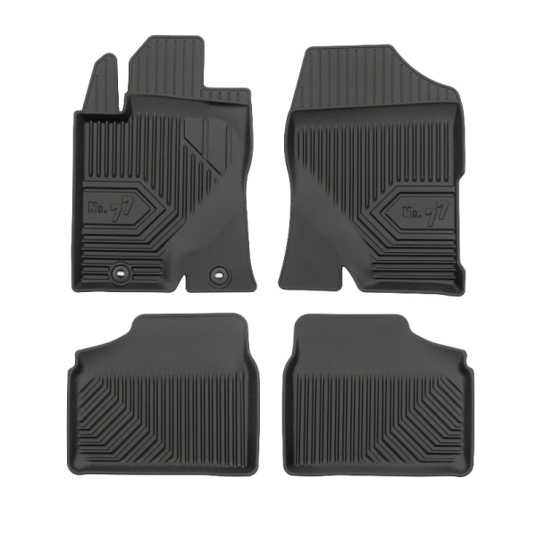 Rubber mats No.77 Toyota Avensis II 2003-2009