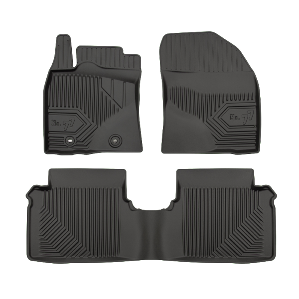 Rubber mats No.77 Toyota Avensis III 2009-2018