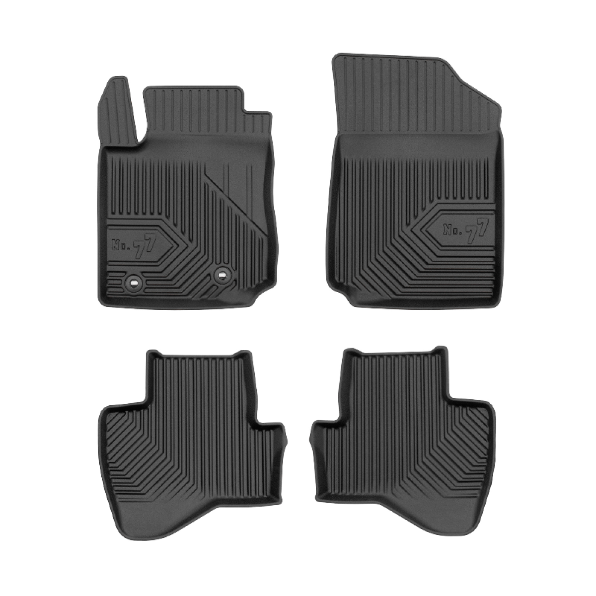 Rubber mats No.77 Toyota Aygo II 2014-2021