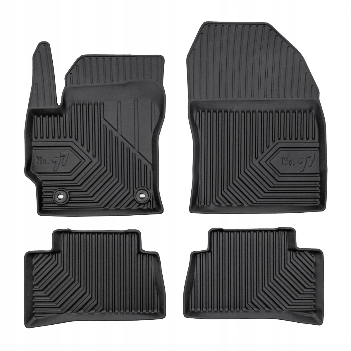 Rubber mats No.77 Toyota Corolla Cross Suv, FWD from 2022