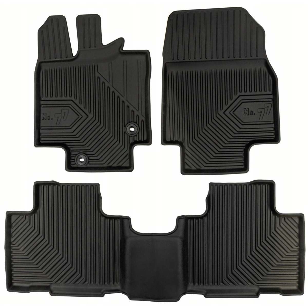 Rubber mats No.77 Toyota Highlander IV from 2019