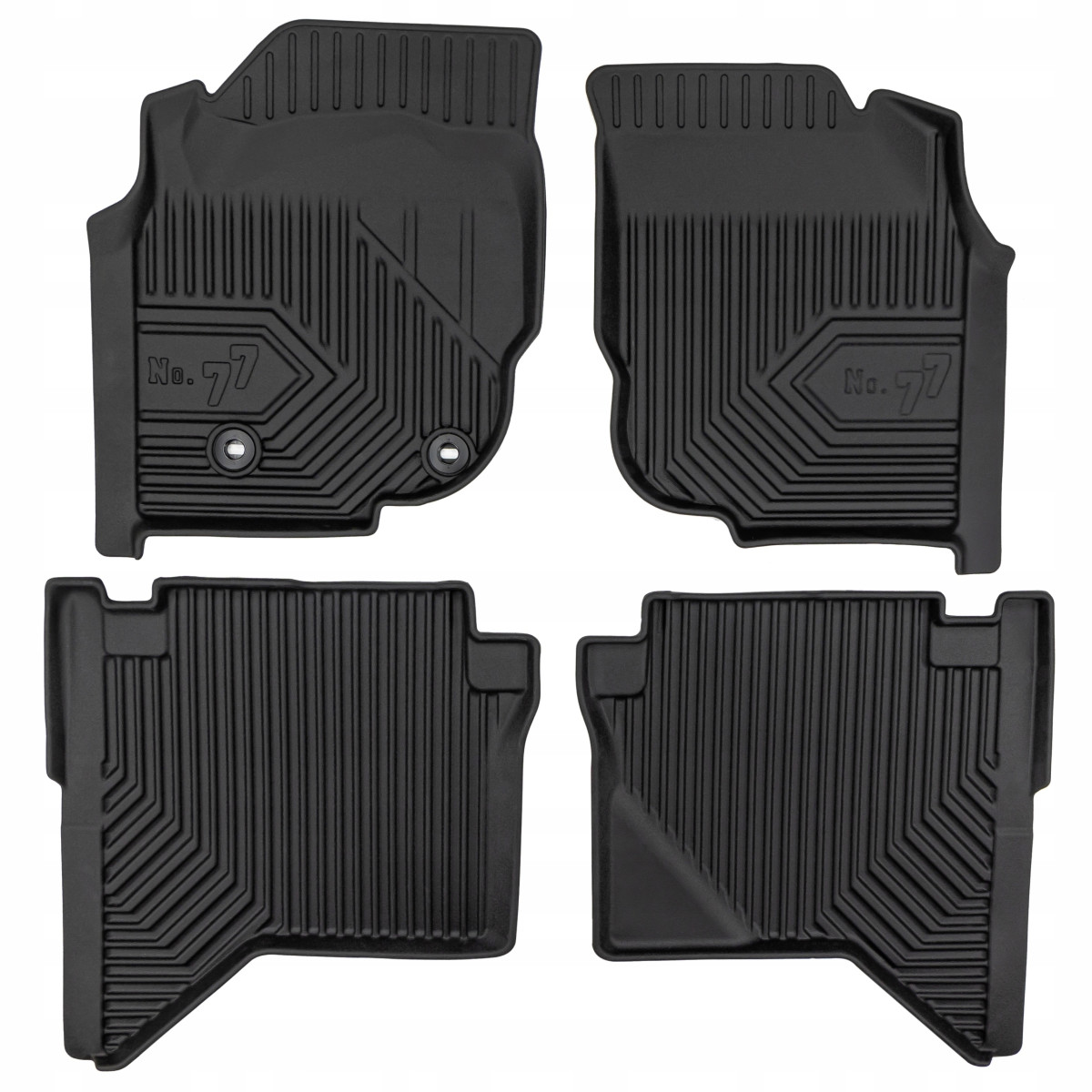 Rubber mats No.77 Toyota Hilux VII Pickup 2005-2015