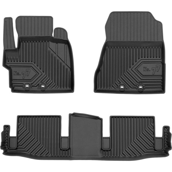 Rubber mats No.77 Toyota IQ Hatchback 2008-2015