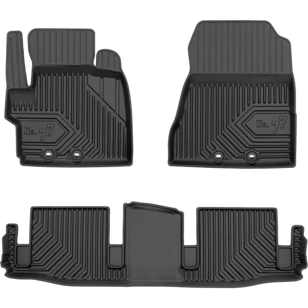 Rubber mats No.77 Toyota IQ Hatchback 2008-2015