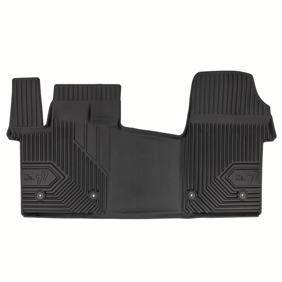 Rubber mats No.77 Volkswagen Multivan IV from 2021 (1 row)