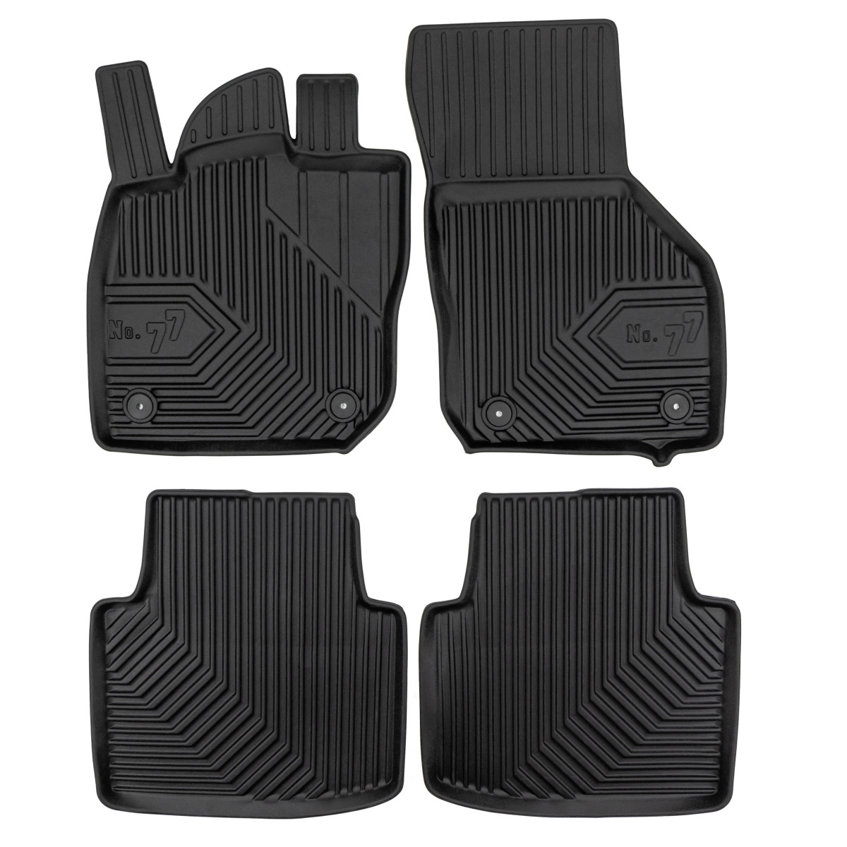 Rubber mats No.77 Volkswagen Passat B9 Mild hybrid from 2023