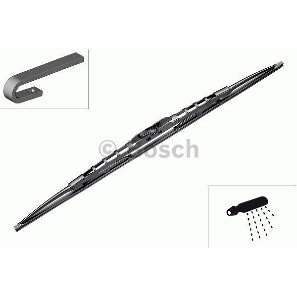 Wiper Bosch Twin N74, 700 mm Wiper Bosch Twin N74, 700 mm