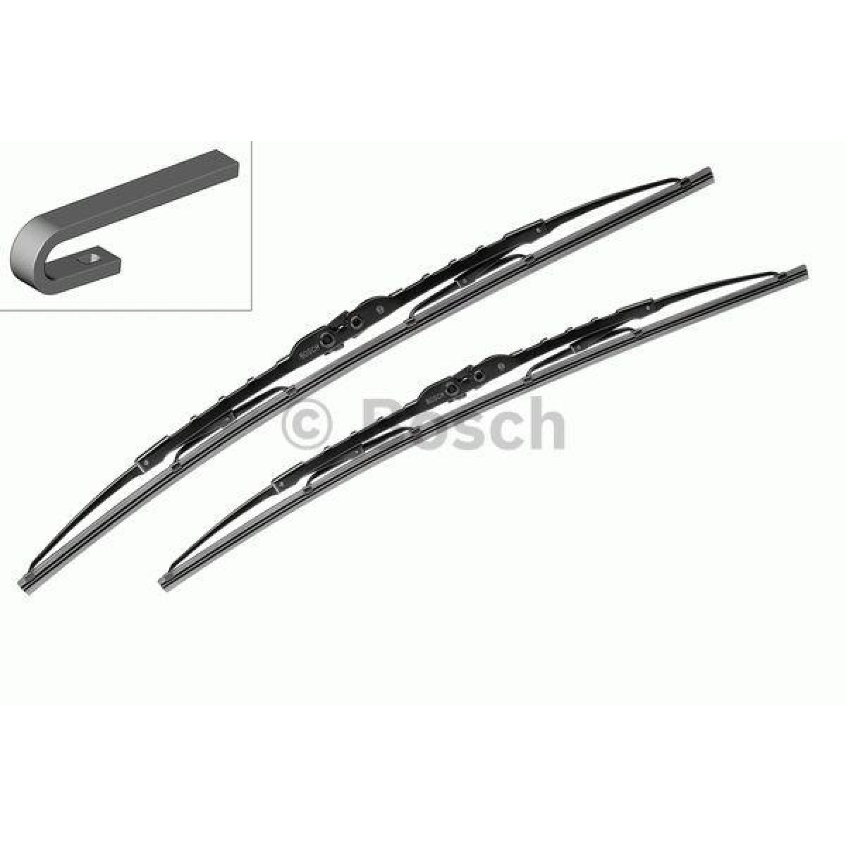 Wiper set Bosch Twin 553, 550/340 mm Wiper set Bosch Twin 553, 550/340 mm