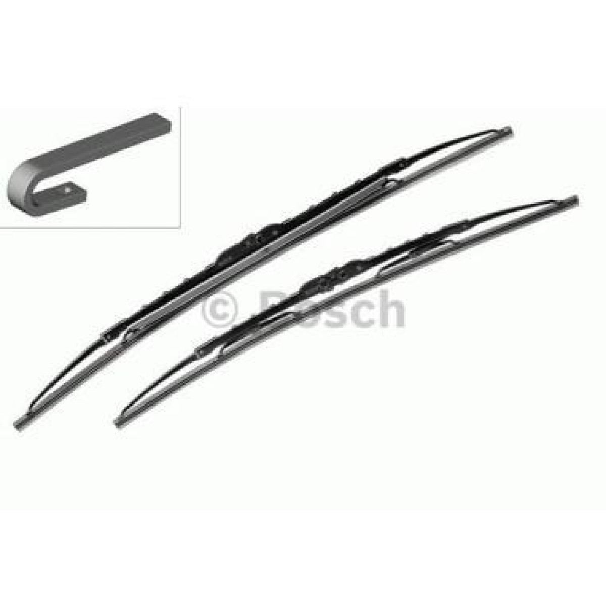 Wiper set Bosch Twin Spoiler 606S, 600/500 mm Wiper set Bosch Twin Spoiler 606S, 600/500 mm