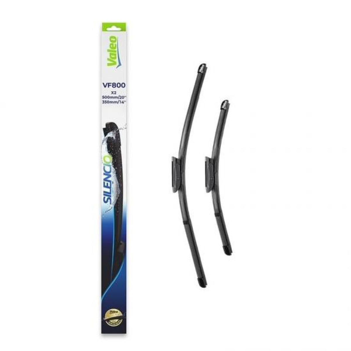 Wiper set Valeo Silencio VF800, 500/350 mm Wiper set Valeo Silencio VF800, 500/350 mm