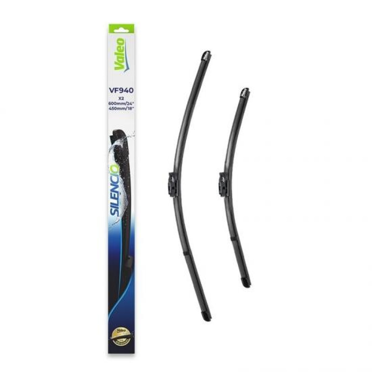 Wiper set Valeo Silencio VF940, 600/450 mm Wiper set Valeo Silencio VF940, 600/450 mm