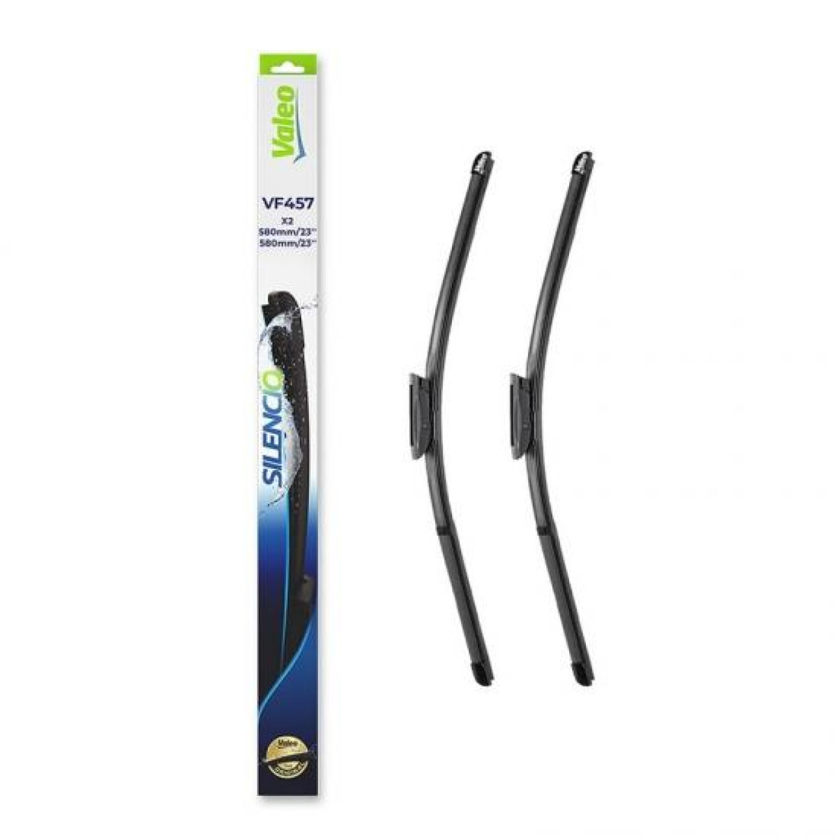 Wiper set Valeo Silencio X.TRM OE VF457, 580/580 mm Wiper set Valeo Silencio X.TRM OE VF457, 580/580 mm