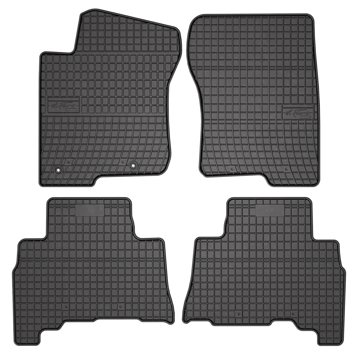 Rubber mats Lexus LX III 2008-2021 Rubber mats Lexus LX III 2008-2021