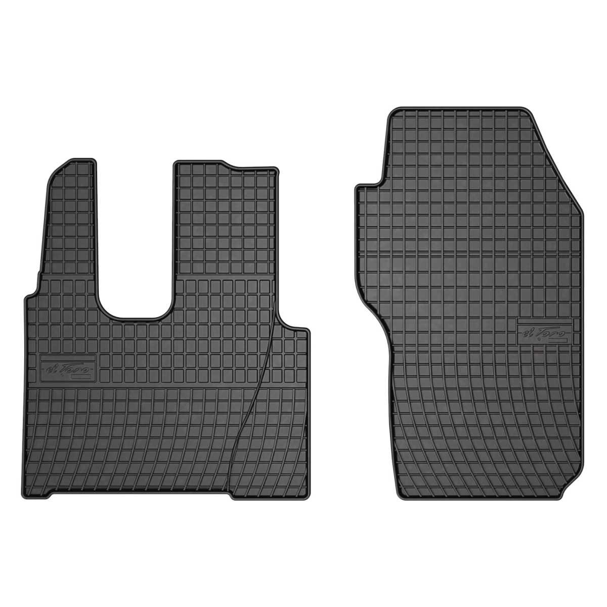 Rubber mats Mercedes-Benz Actros MP4, non-pneumatic seat 2011-2019