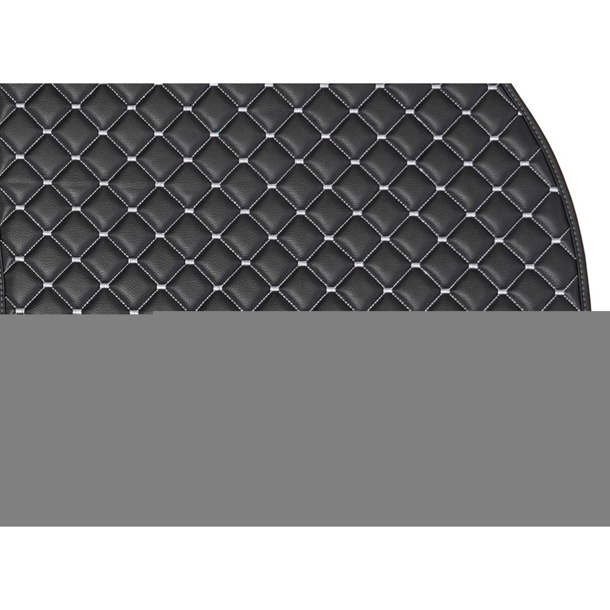 Eco leather mats QuiltyMats XPENG G9 (E38) from 2022 (Black / gray stitching)