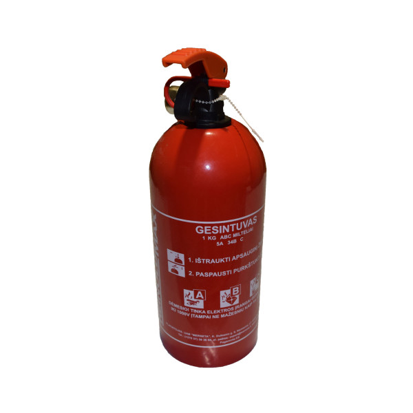 Fire extinguisher GP-1xABC with pressure gauge