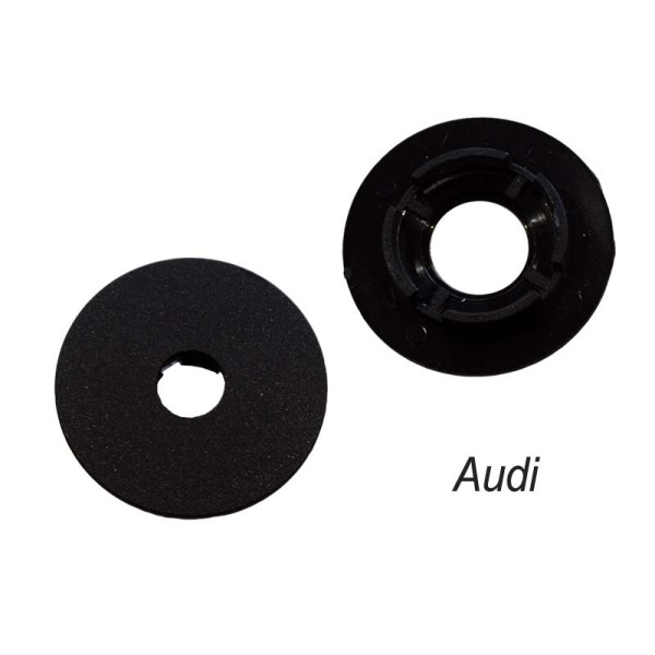 Mat holder, round, black (Audi)