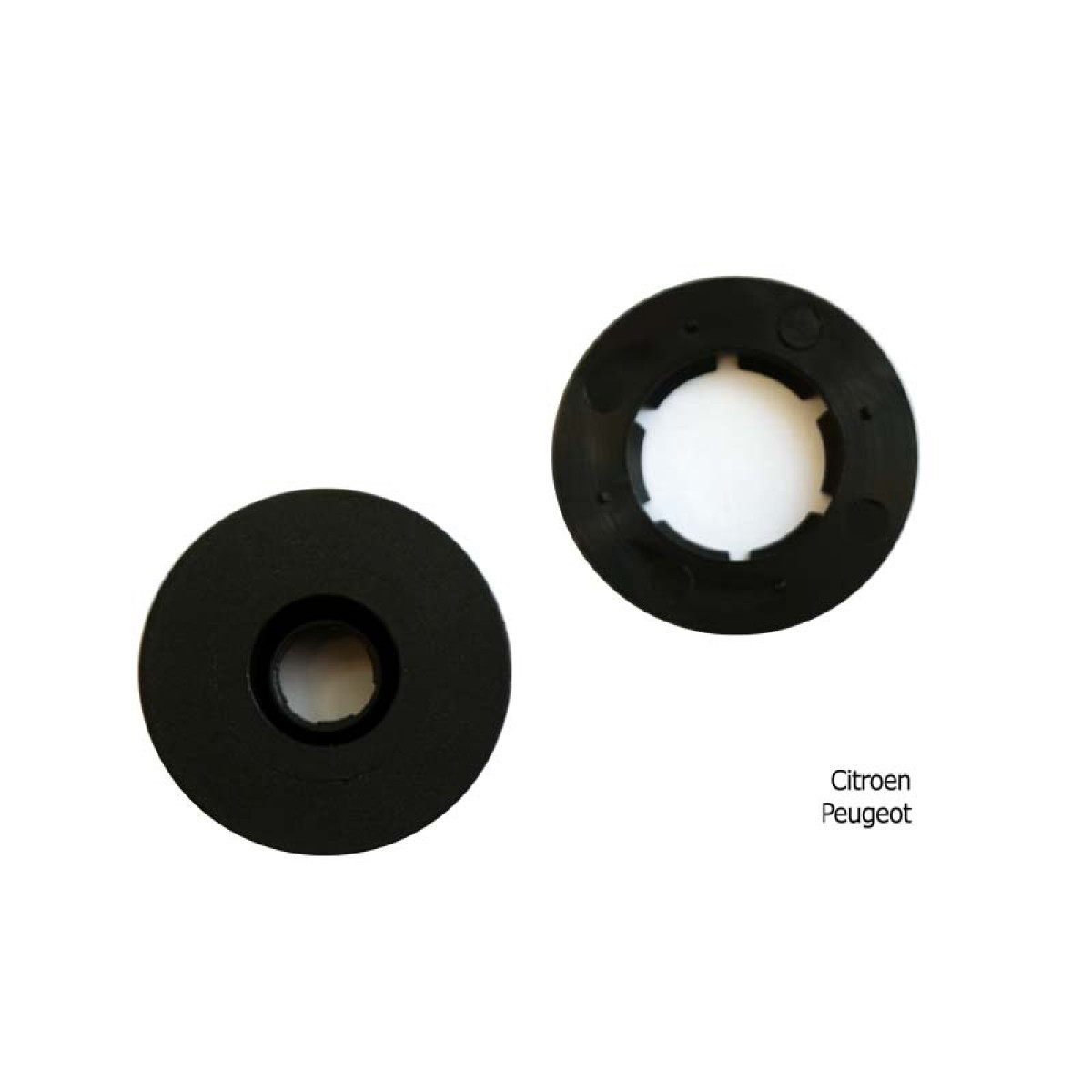 Mat holder, round, black (Citroen)
