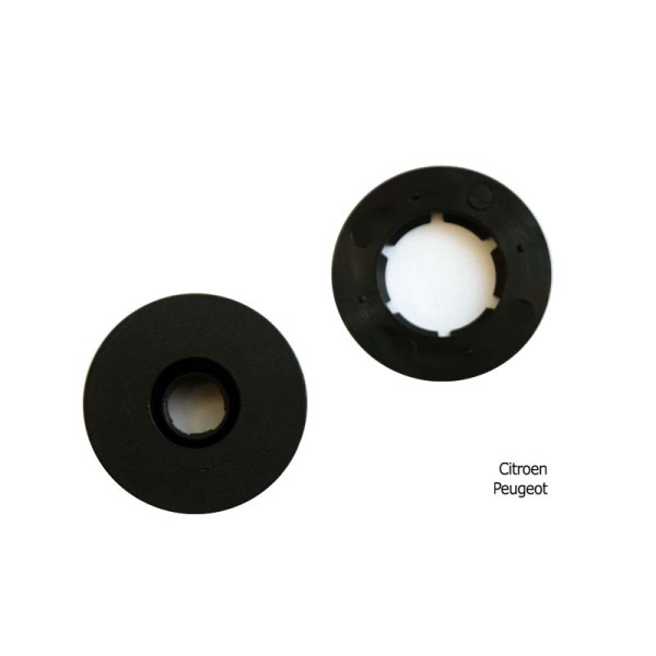 Mat holder, round, black (Citroen)