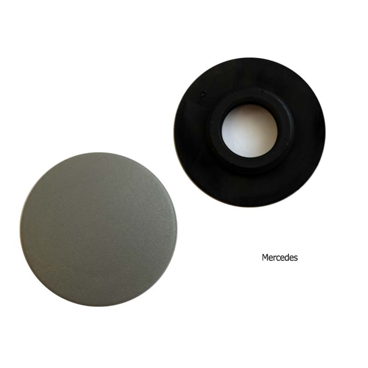 Mat holder, round, gray (Mercedes)