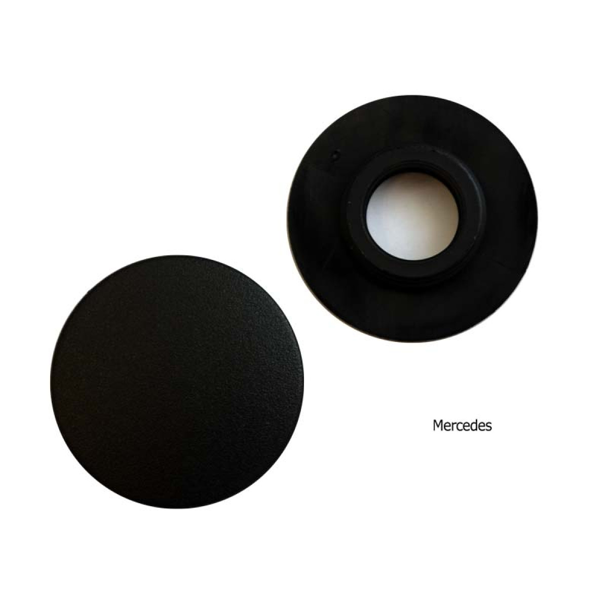 Mat holder, round, black (Mercedes)