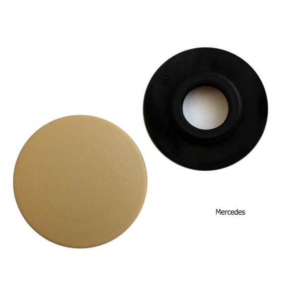 Mat holder, round, beige (Mercedes)